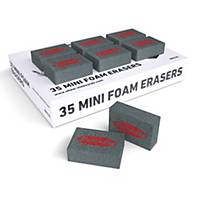 Show-me Mini Foam Erasers Pack of 35