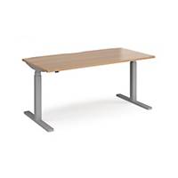 Elev8 Touch Sit-Stand Desk 1600Mm in Beech - Delivery Only - Excludes NI