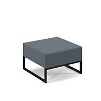 Nera Soft Seating Single Bench with Black Frame  D&Itall  Excl NI