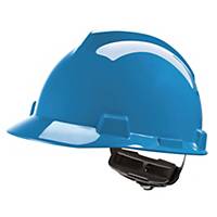 V-Gard 500 Safety Helmet vented Fas-Trac III PVC Blue