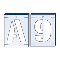 100mm Letters And Numbers Stencil Kit (A-Z/0-9)