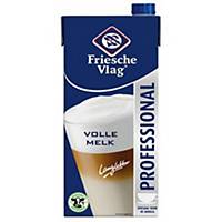 Friesche Vlag whole milk 1L, pack of 12