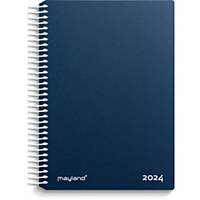 Kalender Mayland 2100 20, dag, 2024, 11,7 x 17,1 cm, PP, blå