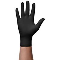 Nitrile disposable gloves Gogrip, black, size L, package with 50pcs