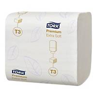 Tork 114276 Toilettenpapier, gefaltet, weiß, 2-lagig, 30 x 252 Stück