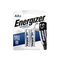 ENERGIZER L91AA LITH BATTERY 1.5V PACK OF 2