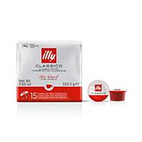 illy MPS Classico Coffee Capsule - Pack of 15