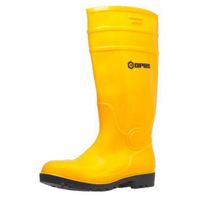 OPRO 100 PVC Wellington Boots Yellow 43