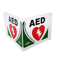 AED Signage 3D