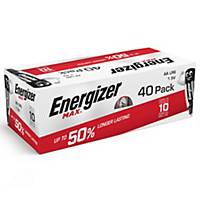 ENERGIZER MAX AA ALKALINE BATTERY PACK OF 40