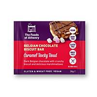 Foods of Athenry Gluten Free Chocolate Biscuit Bar Caramel Rocky Road - 34 bars