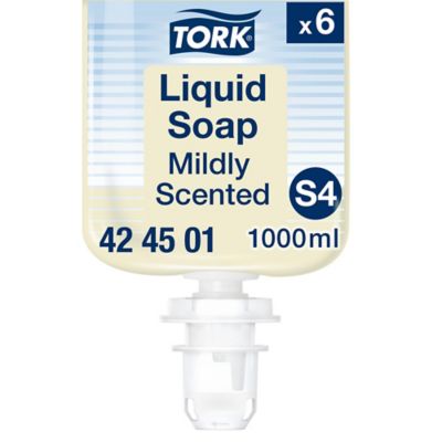 Tork Mildly Scented Liquid Soap S4, 424501, Pack of 6