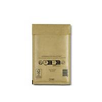 Mail Lite Bubble Lined Gold Postal Bags B00 120X210mm Box of 100