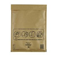 Mail Lite Bubble Lined Gold Postal Bags G4 240X330mm Box of 50