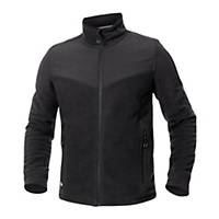 Sweat jacket Ardon Softfleece Combo H6463, polyester, black, size XXL