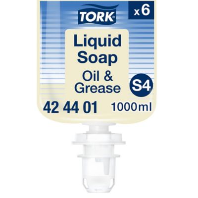 Tork Oil & Grease Liquid Soap S4, 424401, Pack of 6