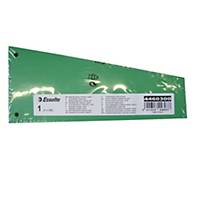 Intercalaire Esselte trapèze, carton 220 g, verte, les 100 intercalaires