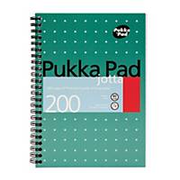Pukka Jotta Notepad A5 100-Sheet Green - Pack Of 3