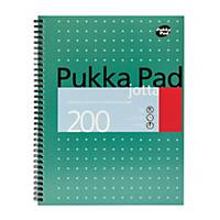 Pukka Jotta Notepad A4 100-Sheet Green - Pack Of 3