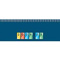 Brunnen Tischquerkalender 1077140995 DATAline, 1W/1S, 29,7 x 10,5cm, blau