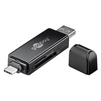 Goobay 58261 USB-C/USB-A 2in1 Micro SD & SD Card Reader