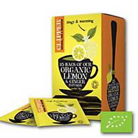 Clipper Fairtrade Infusion Lemon & Ginger bio, per 25 teabags