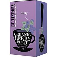 Clipper Fairtrade Infusion Berry Burst bio, per 25 teabags