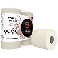 BlackSatino GreenGrow toiletpapier 2 laags, 320 vellen, pak van 4