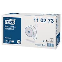 Papier toilette Tork Jumbo Premium pour T1 - 2 plis - 6 rouleaux