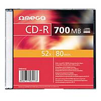 OMEGA 56113 CD-R 700MB 52X SLIM BOX