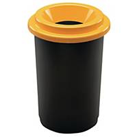 Affaldsspand Eco 50 liter, gul, 59,5 x 42 cm