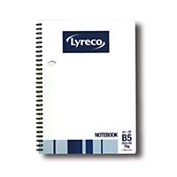 Lyreco 雙線圈筆記簿 B5 - 每本80張紙