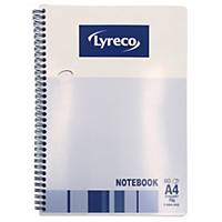 Lyreco 雙線圈筆記簿 A4 - 每本80張紙
