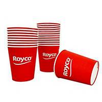 Tasses à soupe Royco 200 ml, paquet de 50 tasses