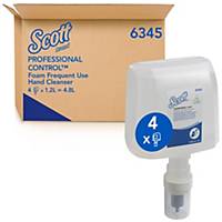 Hand Soap by Scott® - 4 x 1.2 Litre Clear Foam Soap Cassettes (6345)