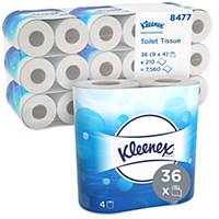 Toilet Roll by Kleenex® - 36 rolls x 210 2 Ply White Toilet Roll (8477)