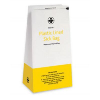 PK10 Paper Plastic Lined Vomit Bags