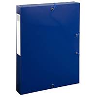 Filing Box Exacompta A4, PP Recycling, 40 mm spine, blue 