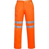 Pantalon haute visibilité Portwest RT45, classe 2, orange, taille XS