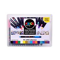 Posca - PC-5M Medium Bullet Tip - Paint Markers Assorted Colours - Pack of 39