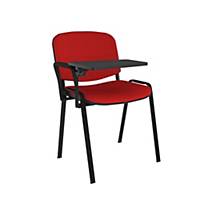 Taurus meeting room chair BLK frame and writing tablet - red,Installation