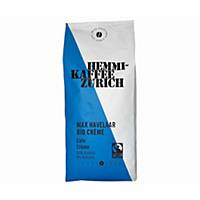 HEMMI Fairtrade Bio Crème Café en grains, paquet à 1kg