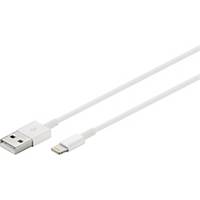 USB-kabel Apple, 2.0, USB-A til Lightning, 1 m, hvidt