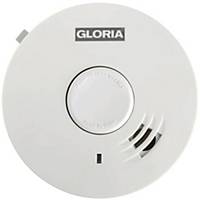 Rauchwarnmelder Gloria R-10, nach DIN 14676, Maße: 104 x 40 mm, weiß