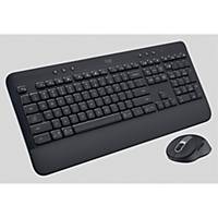 Sæt med tastatur og mus Logitech MK650, nordisk, trådløs, sort