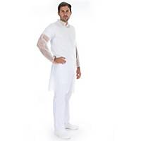 Visitor gowns Hygonorm Light, buttons, 30g/m2, white, 3XL | PP, PKG of 100 pcs