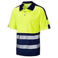LEO Watersmeet ISO 20471 Class 1 Dual Colour Coolviz Plus Polo Shirt Y/N M