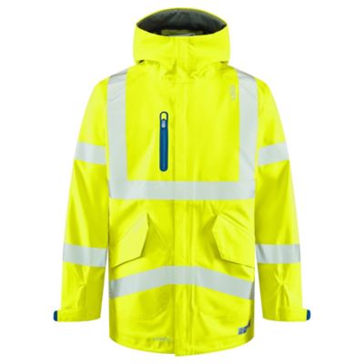 Leo Marisco Iso 20471 Class 3 Waterproof Anorak, Yellow Size Large