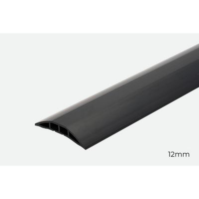 Blue Diamond PVC Cable Protector 100mm x 3m in Black