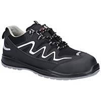 Footsure FS313 S3 Safety Trainers Black & Silver Size 13/48